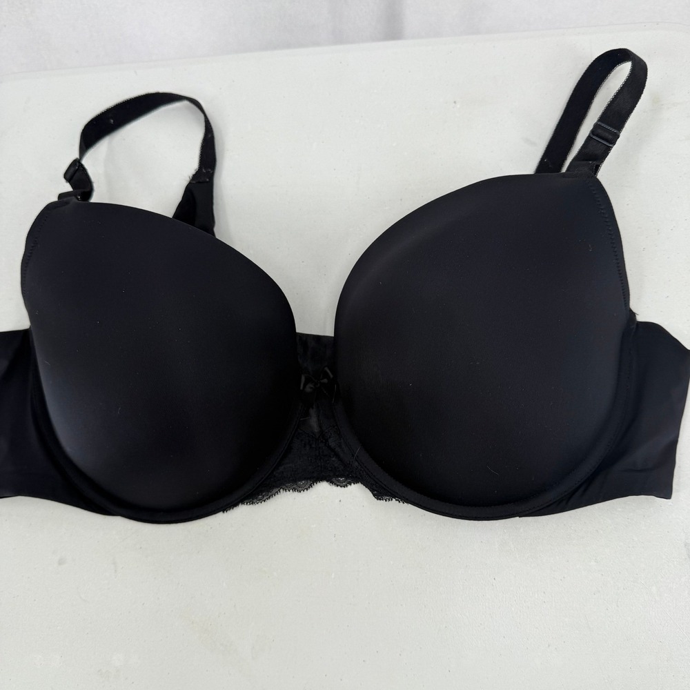 Torrid Curve Perfect Push Up T Shirt Bra Black Plus Size 42D‎ Underwire